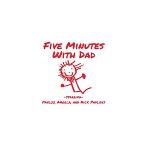 Podcasts For Kids - 5 minutes with dad podcast logo