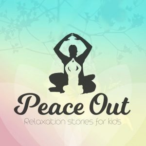 Podcasts For Kids - Peace out podcast logo