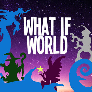 Podcasts For Kids - WhatIfWorld podcast logo