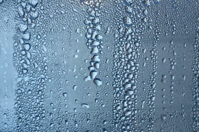 Water drops on window