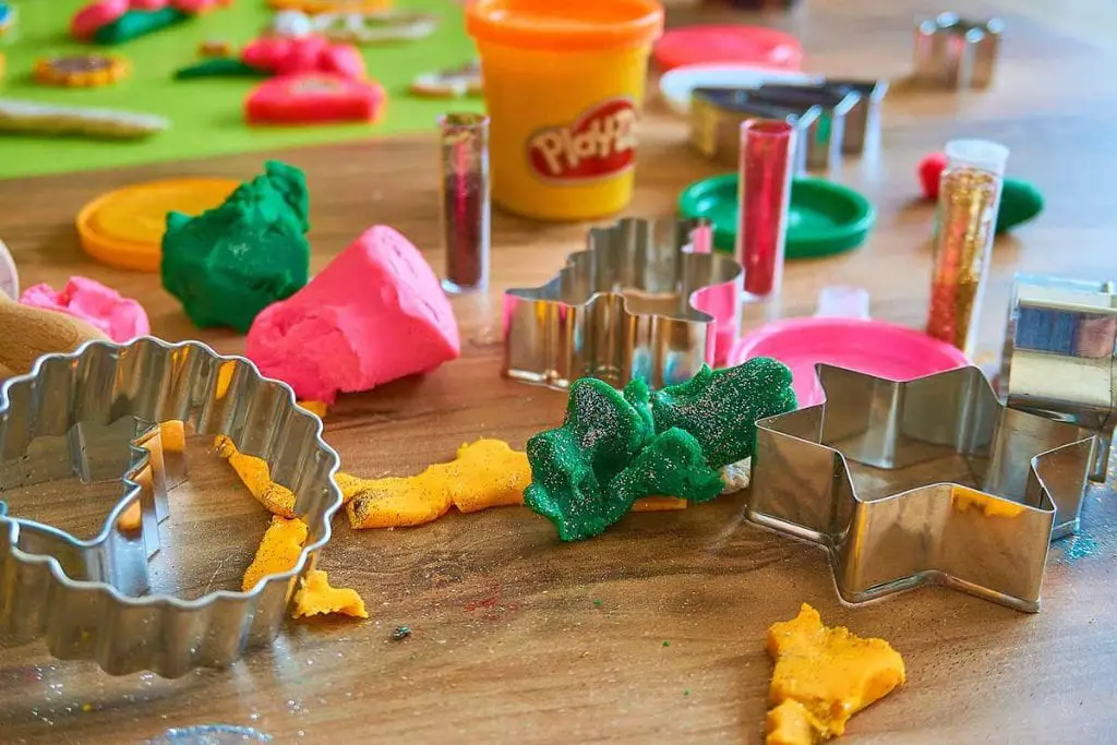 Play dough and shape toys image