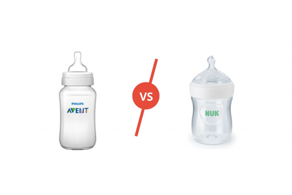avent and nuk bottle comparison