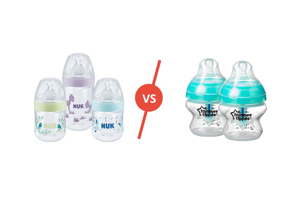 NUK and tommee tippee comparison
