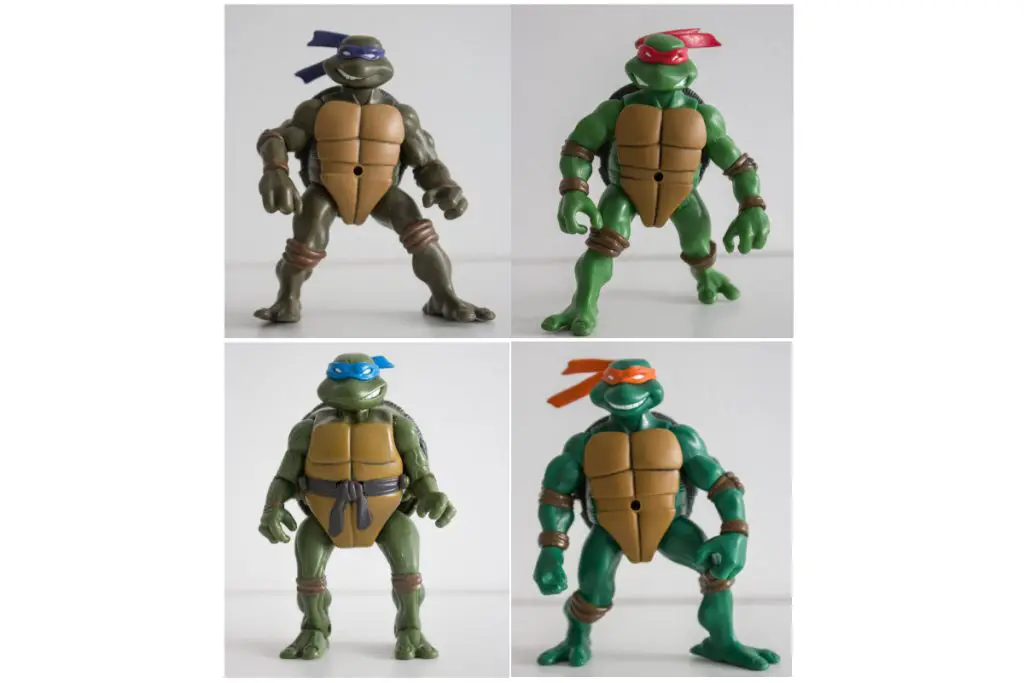 4 ninja turtles