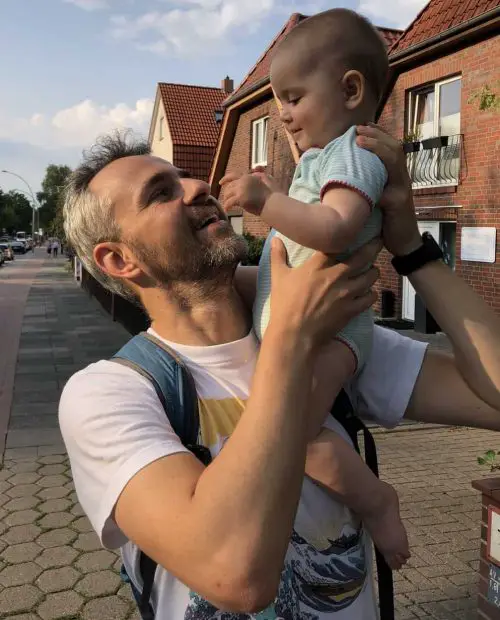 Balint with child Father and child